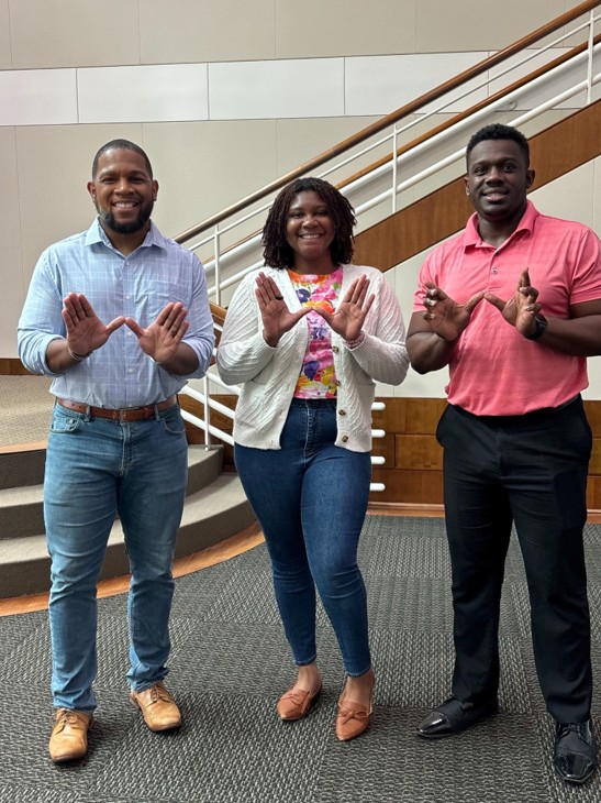 MIP members and Winston-Salem State University alumni showing their Ram Pride.